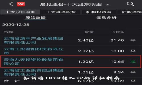 如何将IOTX转入TP的详细指南